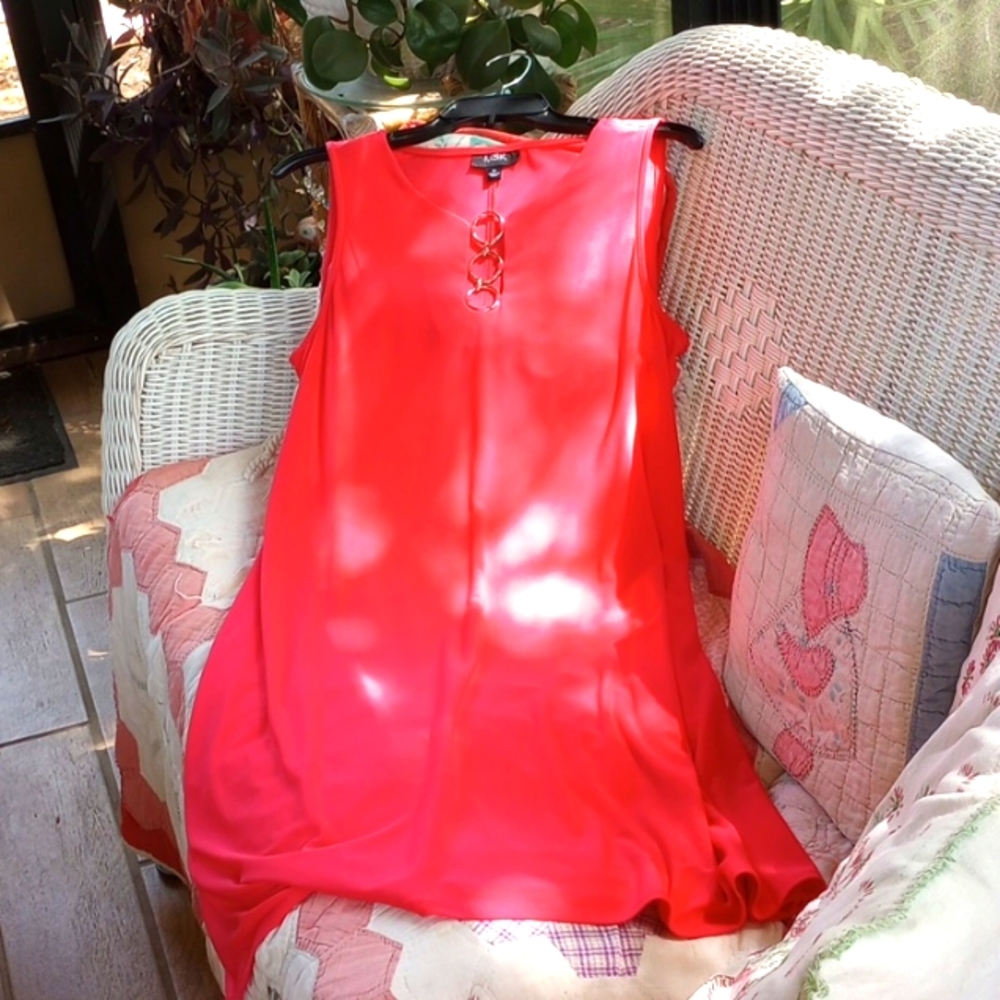 MSK Hot Pink Swing Dress